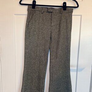 MAC The Studio Metallic Tweed Straight-Leg Trousers | Size 2
